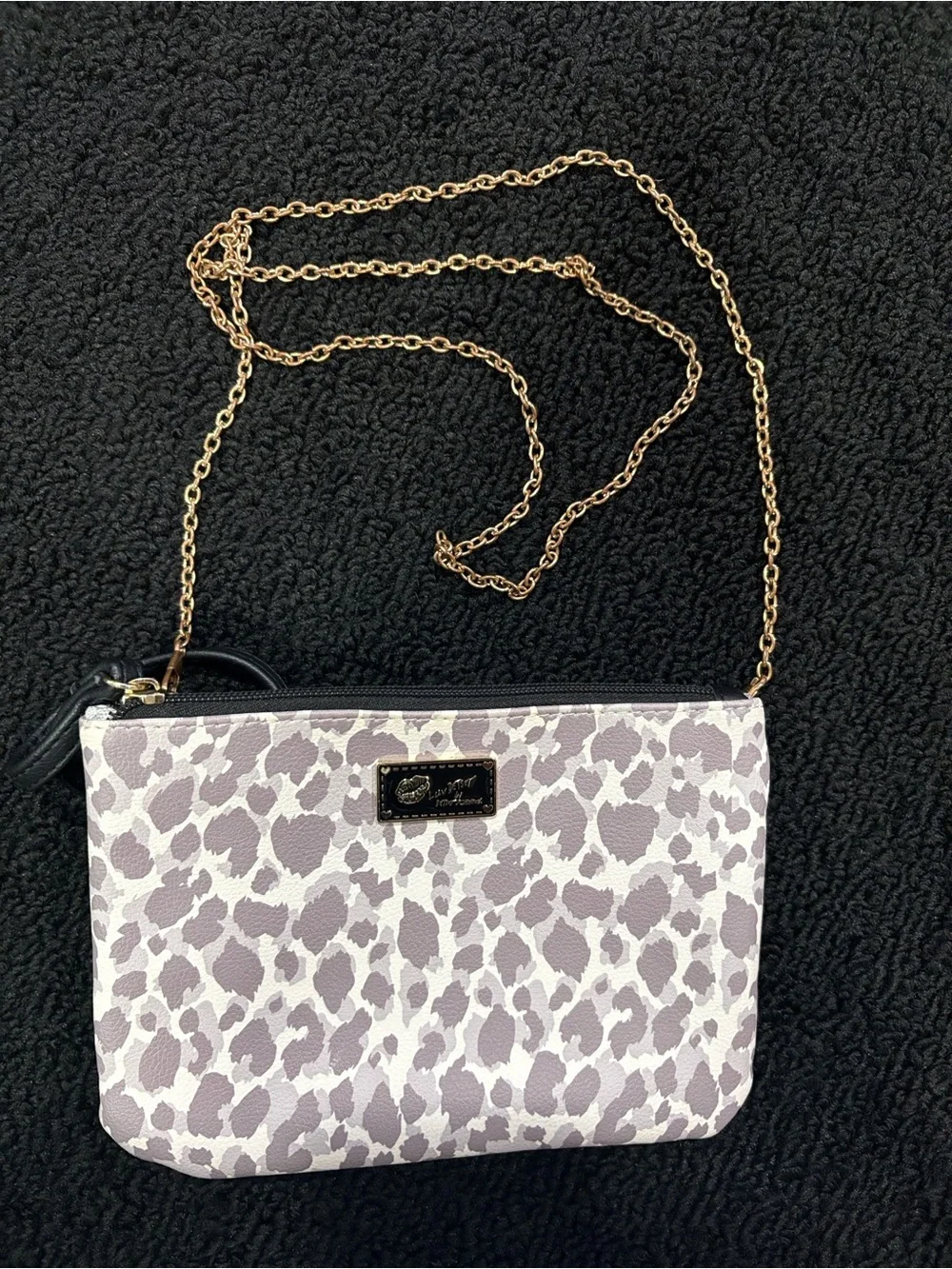 Luv Betsey by Betsey Johnson Leopard Print Wristlet / Crossbody